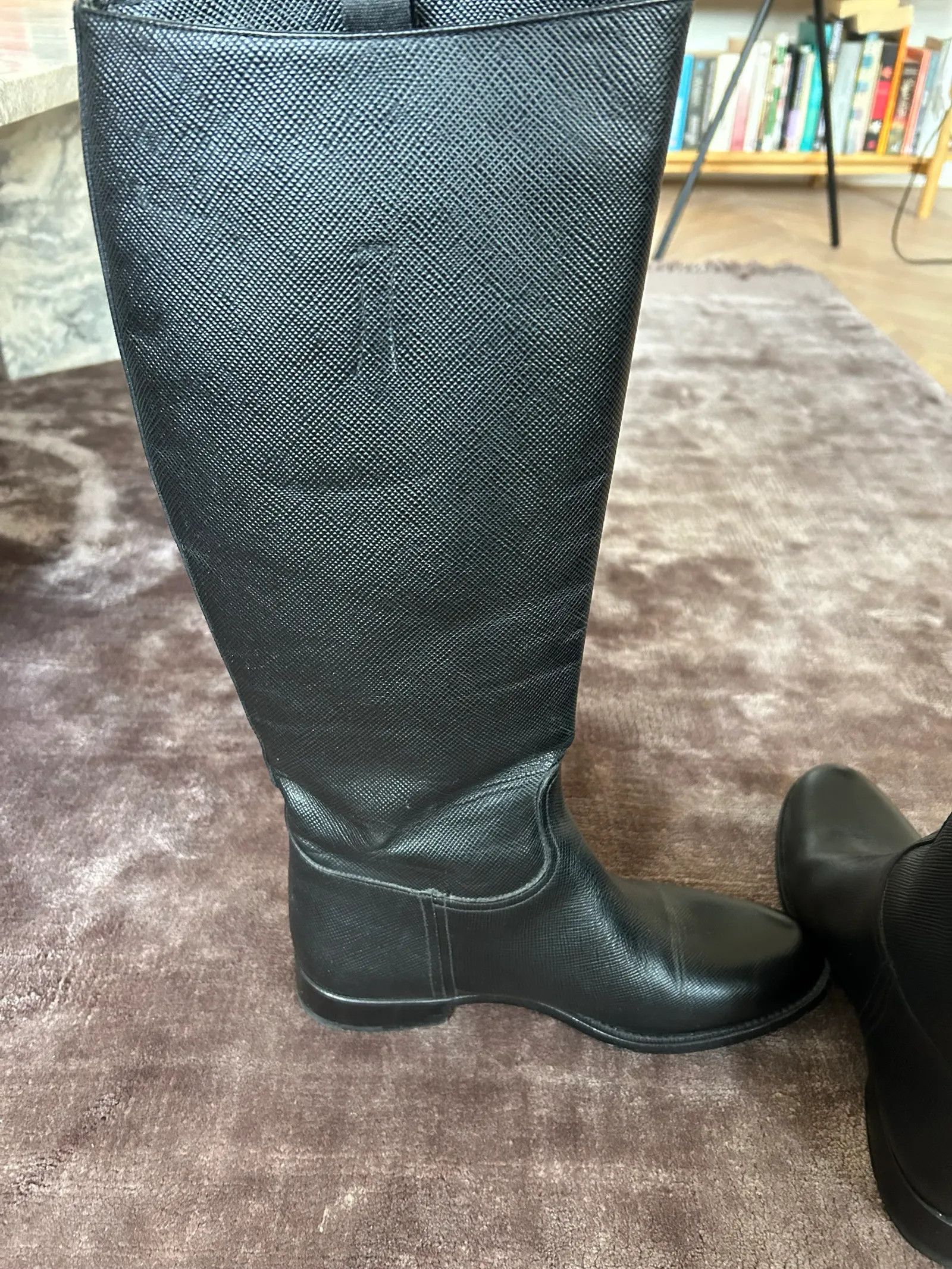 Prada Prada Ridstövlar Boots Size US 8 / IT 38 - 3 Thumbnail
