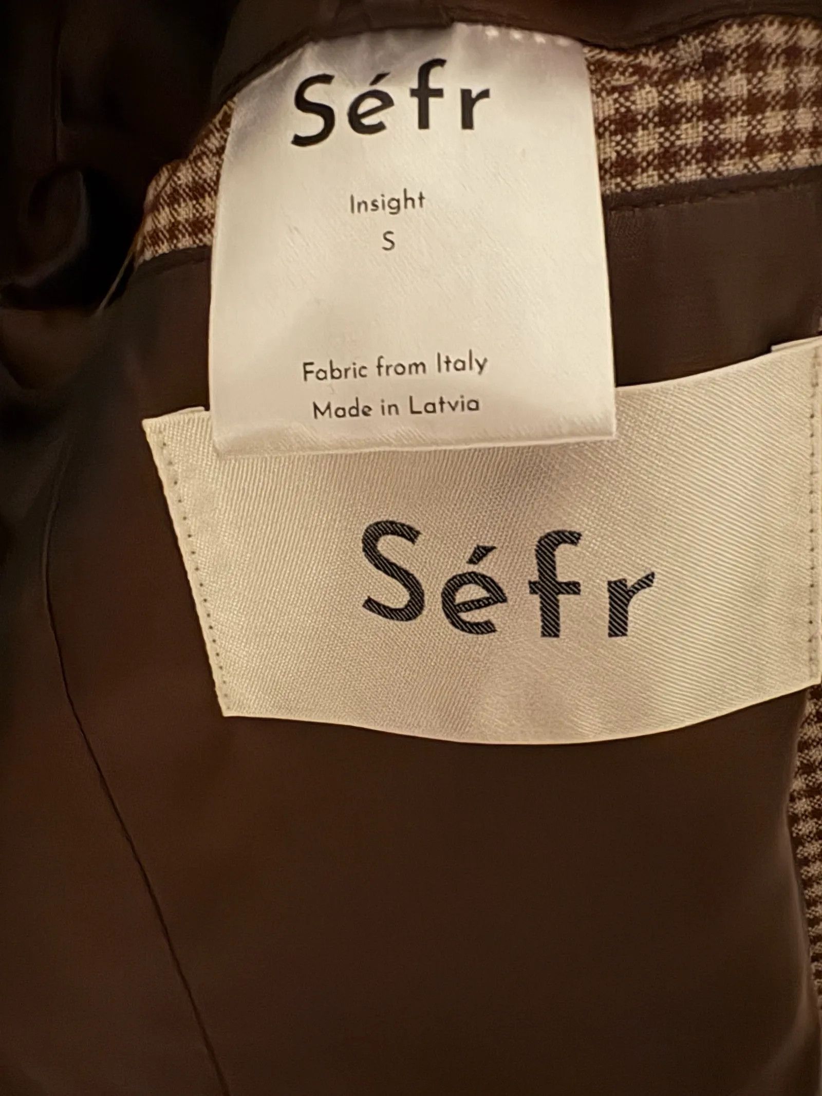 Sefr Séfr Insight Blazer Tavares Check Blazer Size 36R - 4 Thumbnail