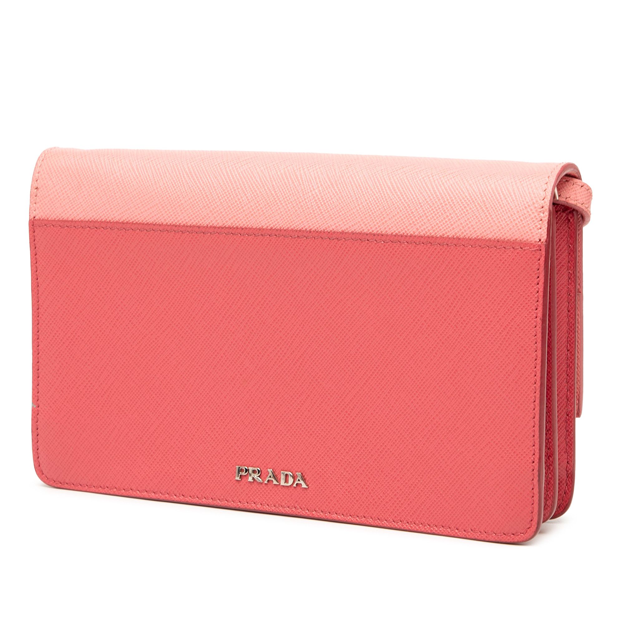 Prada Prada Saffiano Turn Lock Wallet on Strap Size ONE SIZE - 2 Thumbnail