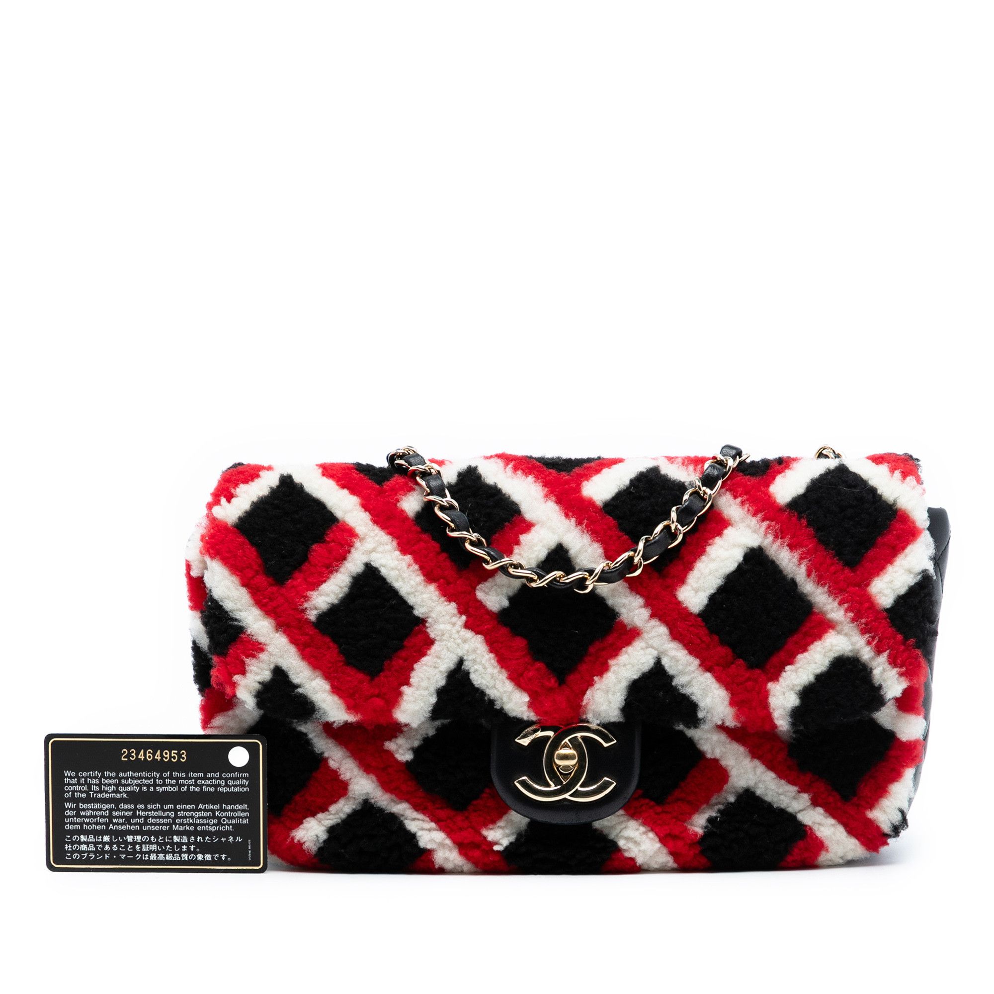 Chanel Chanel Medium CC Shearling and Lambskin Single Flap Size ONE SIZE - 8 Thumbnail