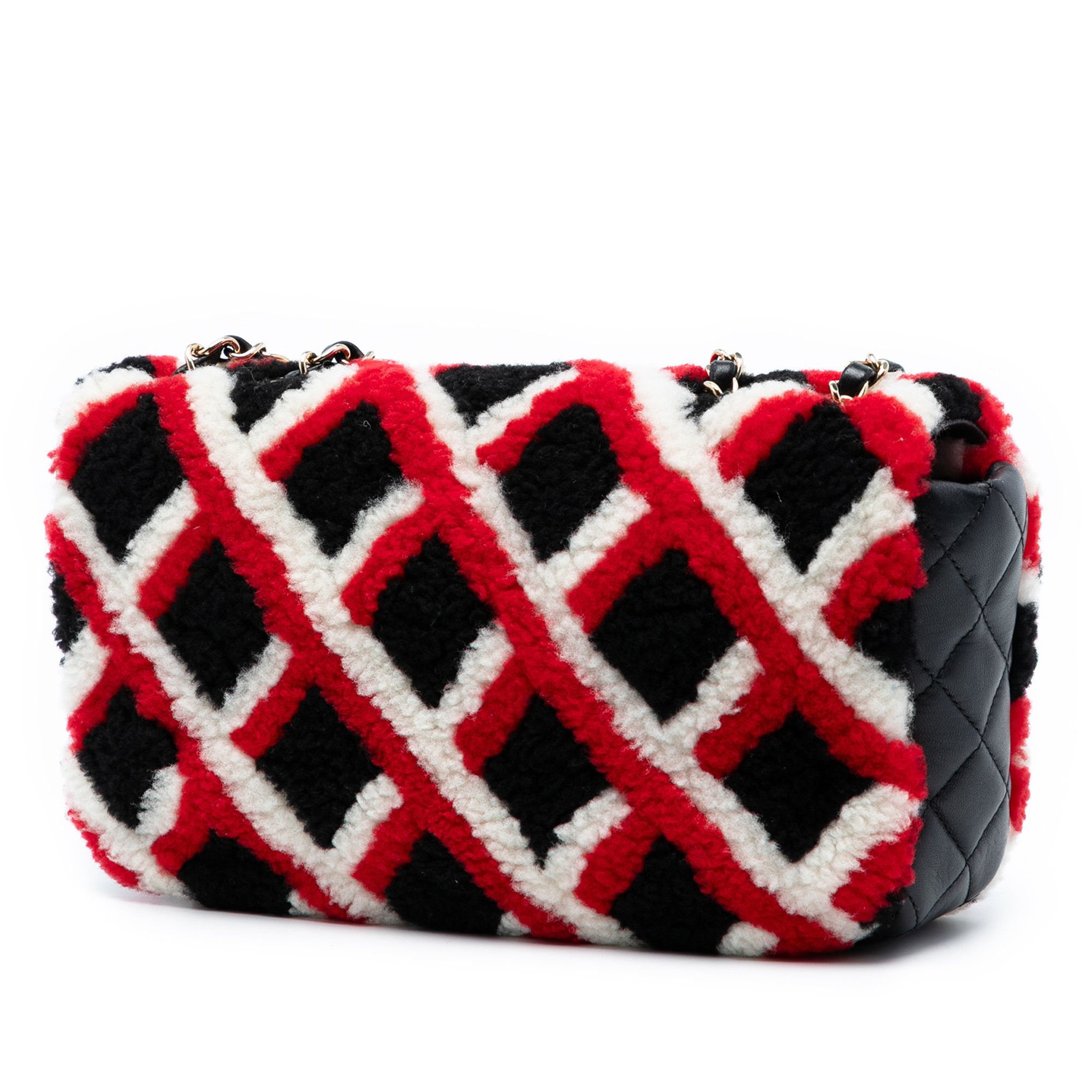 Chanel Chanel Medium CC Shearling and Lambskin Single Flap Size ONE SIZE - 2 Thumbnail