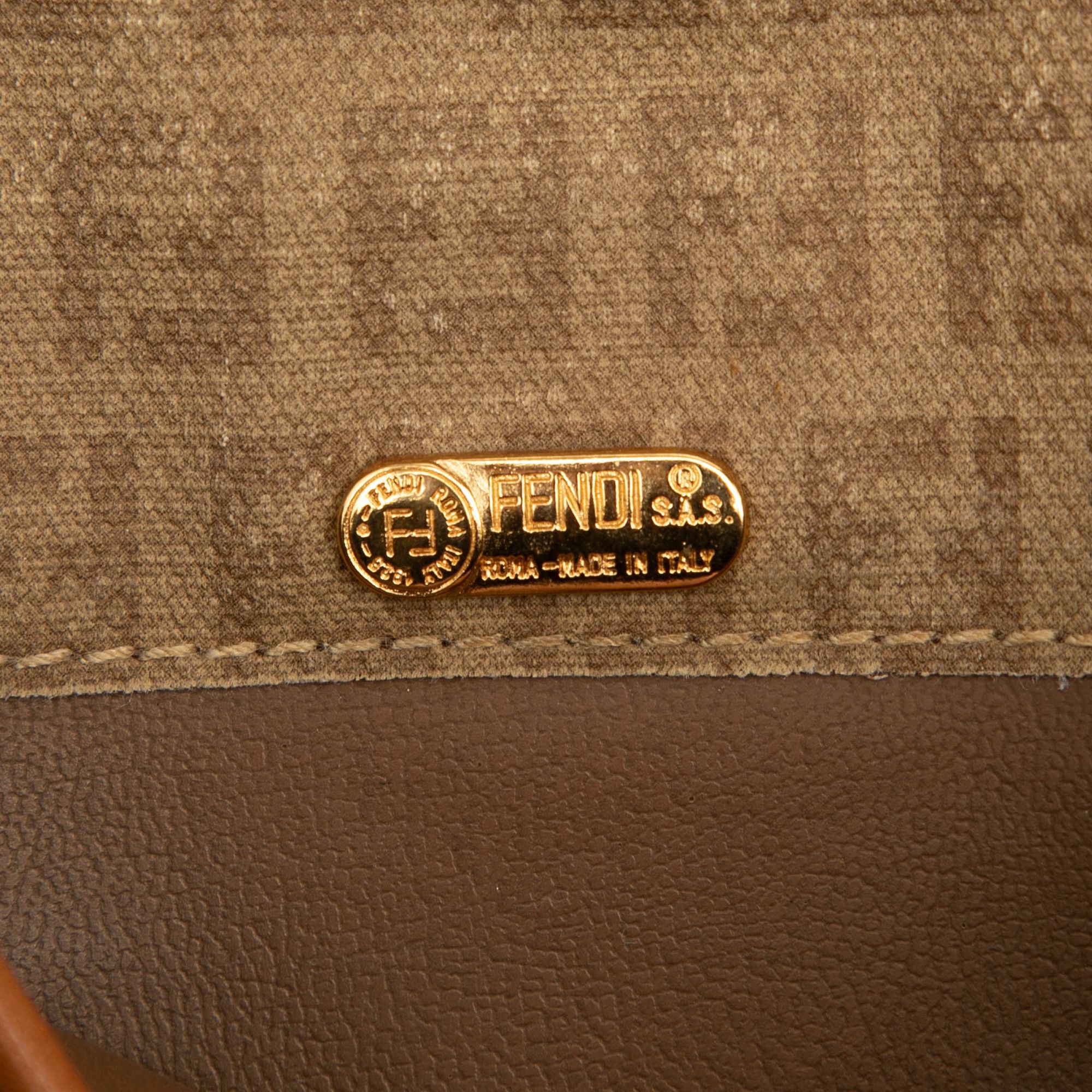 Fendi Fendi Mini Zucchino Canvas Crossbody Size ONE SIZE - 5 Thumbnail