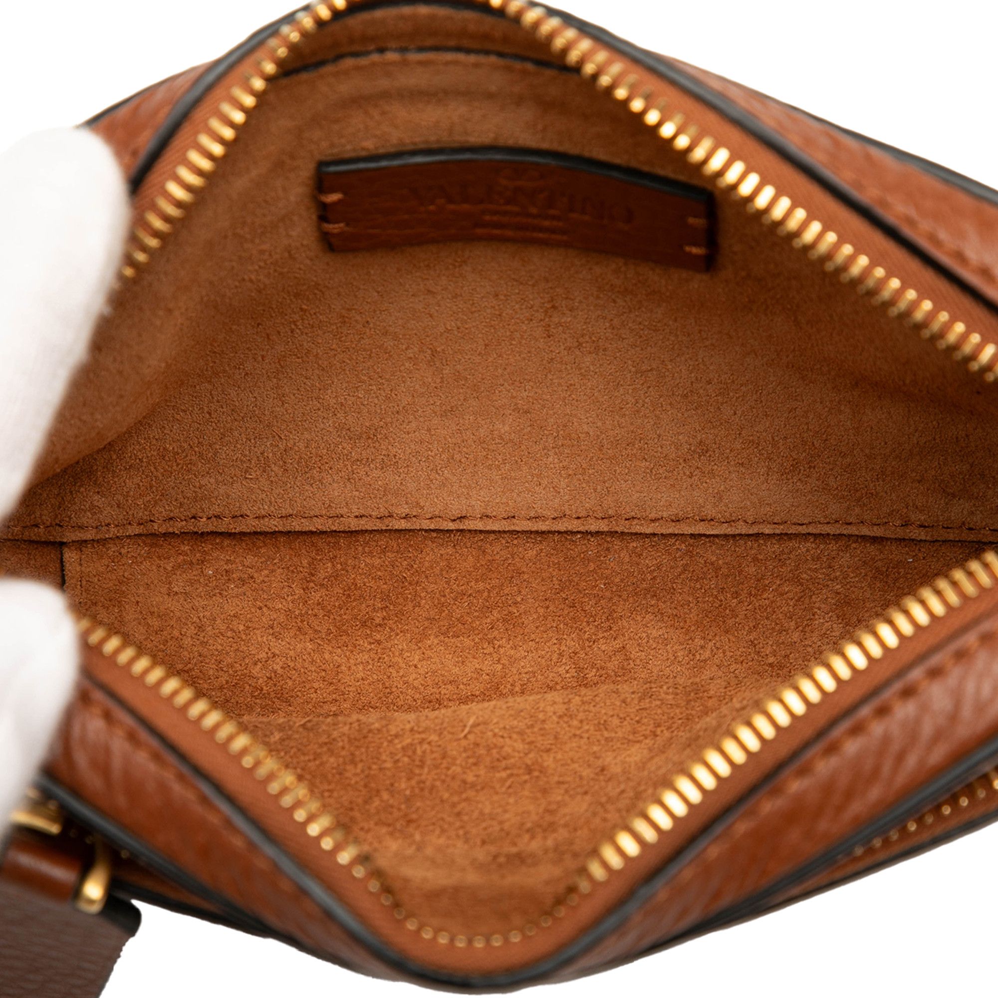 Valentino Valentino Grained Calfskin Identity Convertible Belt Bag Size ONE SIZE - 4 Thumbnail