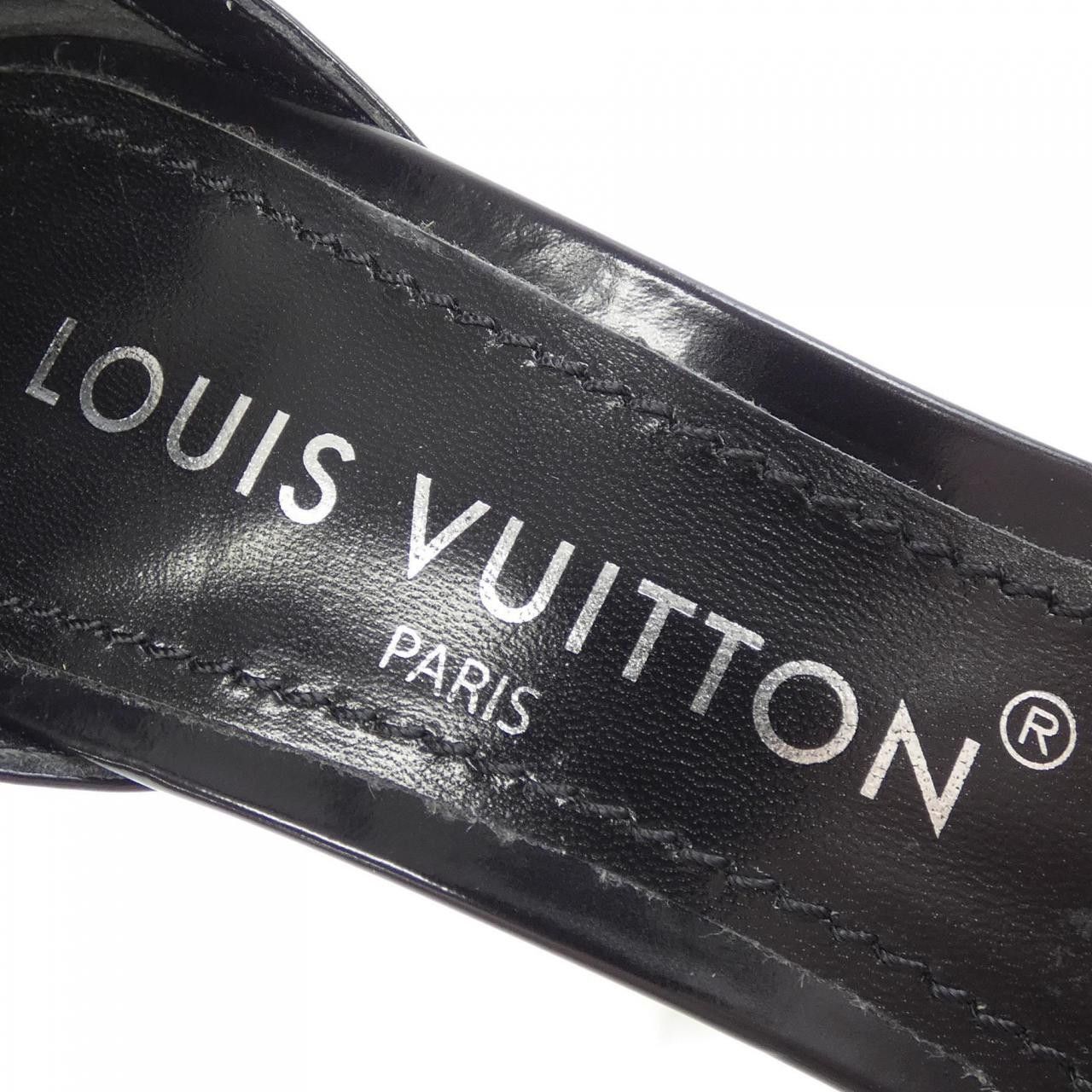 Louis Vuitton Louis Vuitton Louis Vuitton Fame Line Sandals Leather Shoes DUTY FREE for USA Size ONE SIZE - 6 Thumbnail