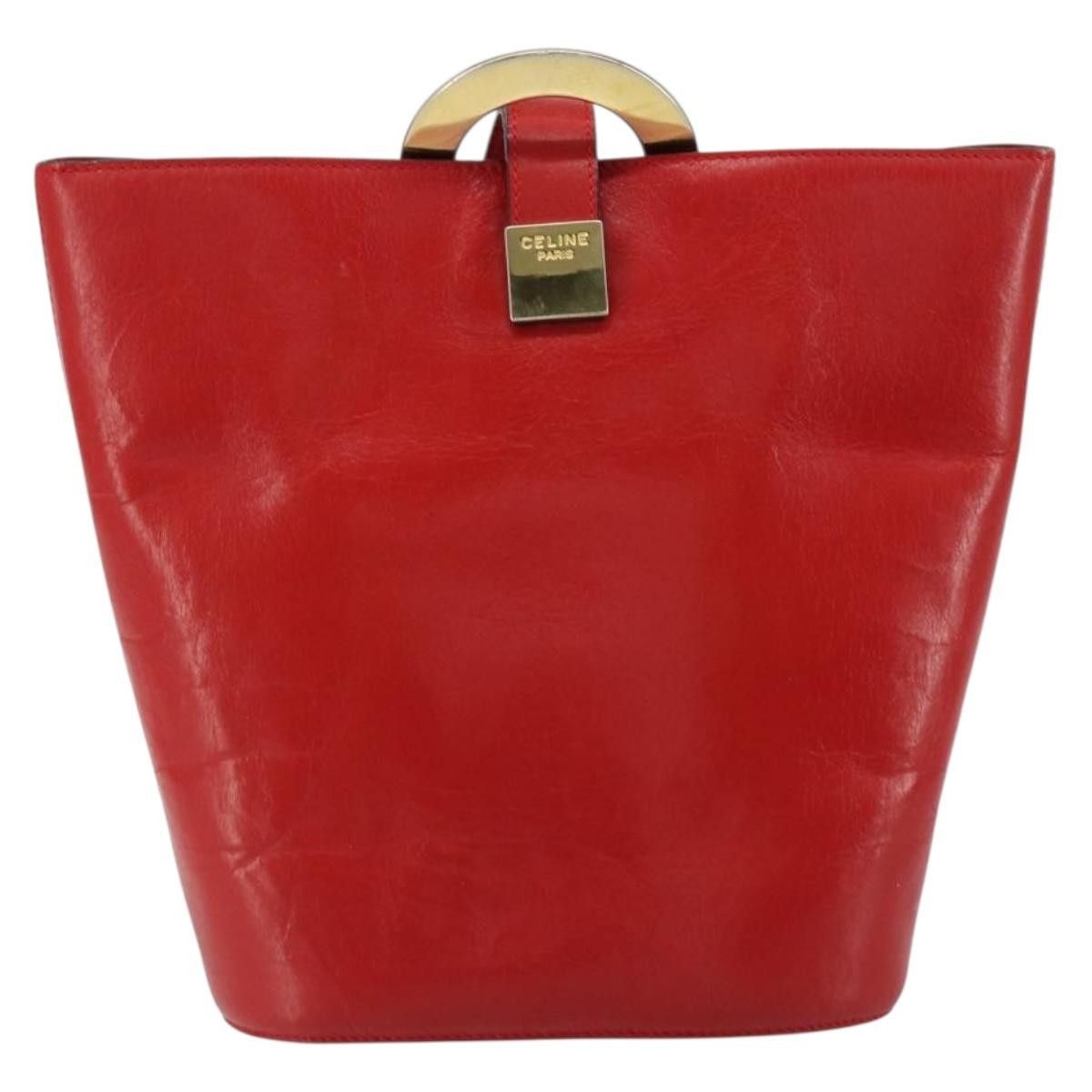 Celine Celine Circle Logo Shoulder Bag Leather Size ONE SIZE - 2 Thumbnail