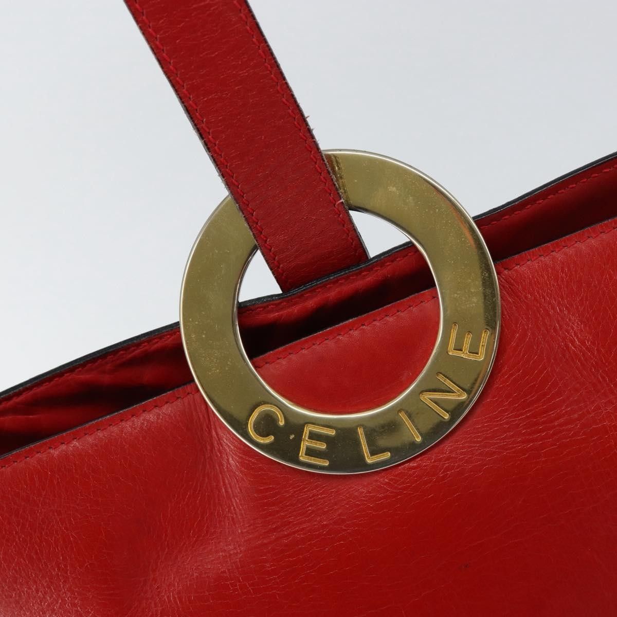 Celine Celine Circle Logo Shoulder Bag Leather Size ONE SIZE - 12 Thumbnail