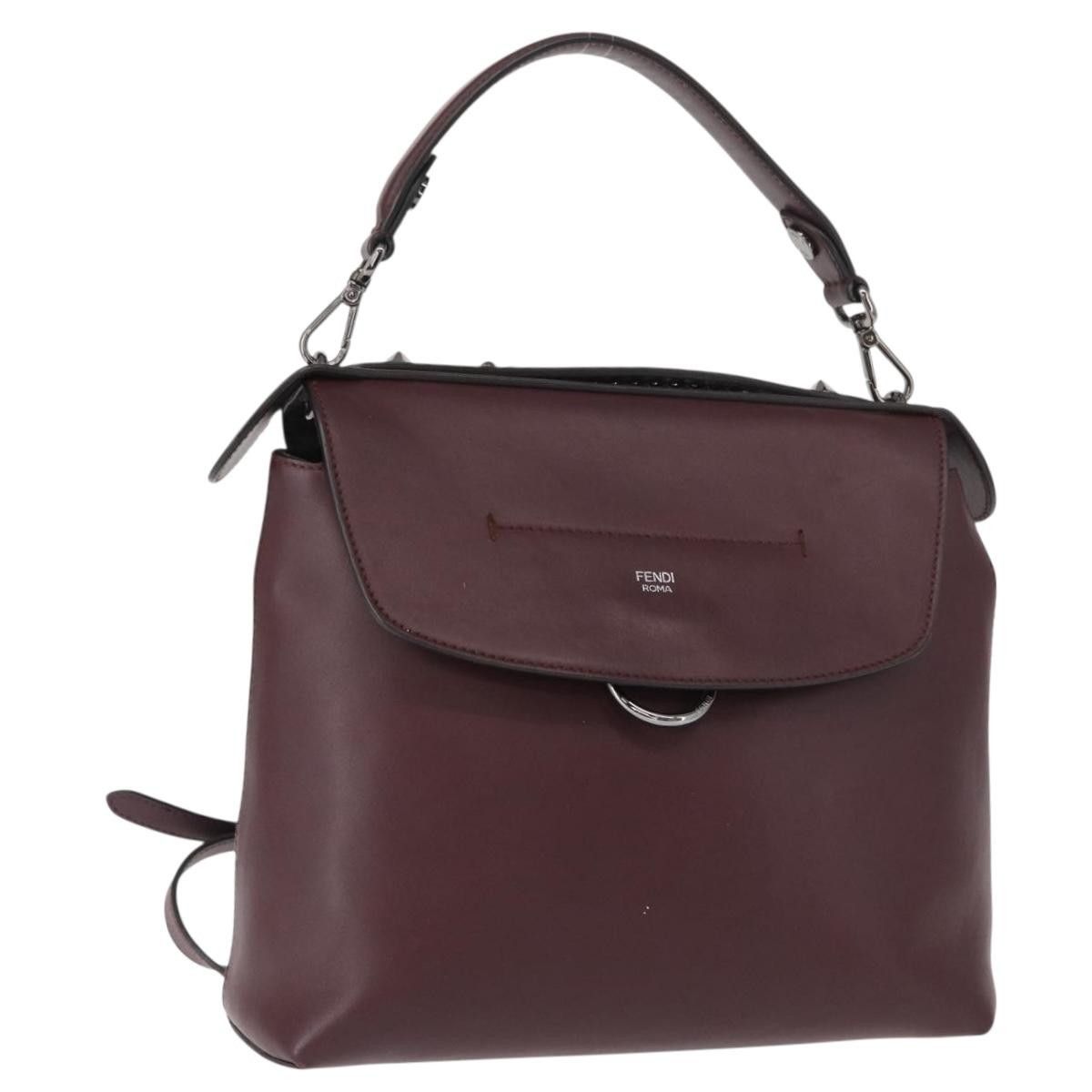 Fendi Fendi Back to School Backpack Leather Size ONE SIZE - 18 Thumbnail