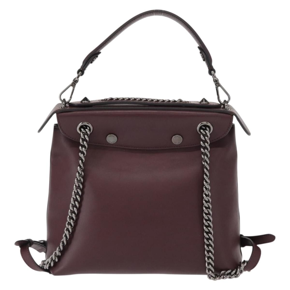 Fendi Fendi Back to School Backpack Leather Size ONE SIZE - 2 Thumbnail