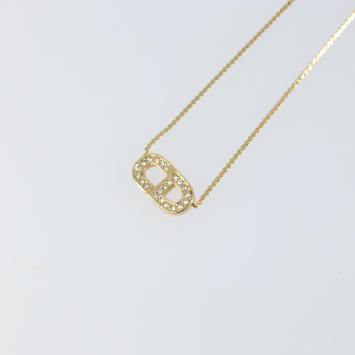 Dior Christian Dior CD Pendant Necklace Metal and Crystals Size ONE SIZE - 7 Thumbnail