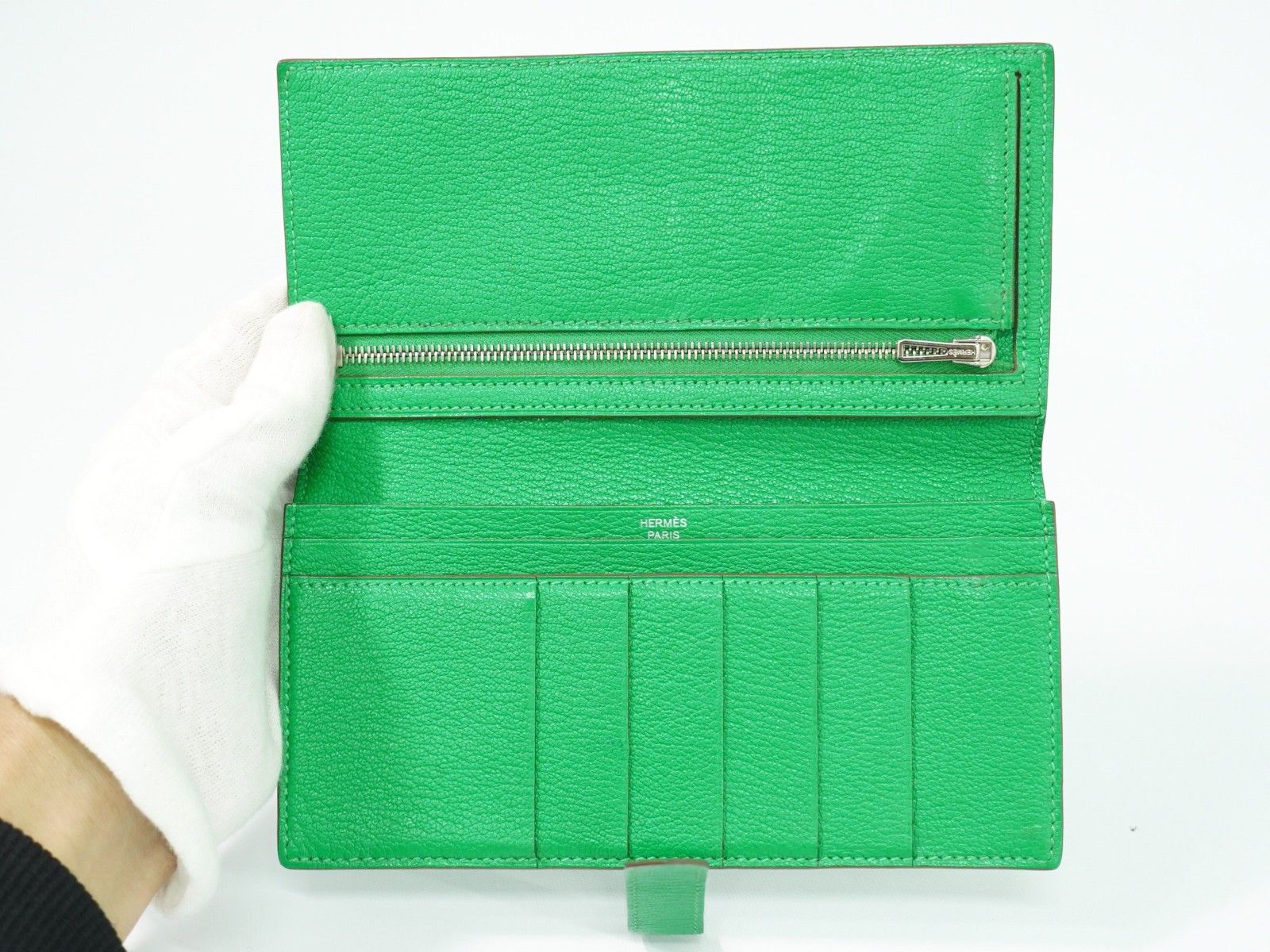 Hermes Hermes Bearn Wallet Chevre Mysore Size ONE SIZE - 4 Thumbnail