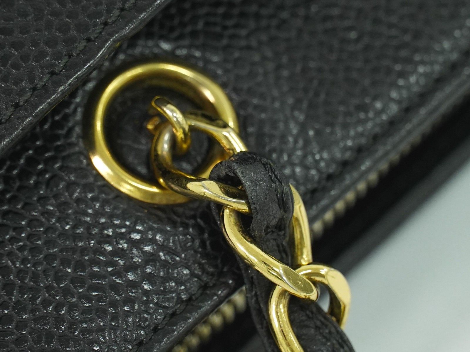 Chanel Chanel Vintage Logo Chain Tote Caviar Size ONE SIZE - 13 Thumbnail