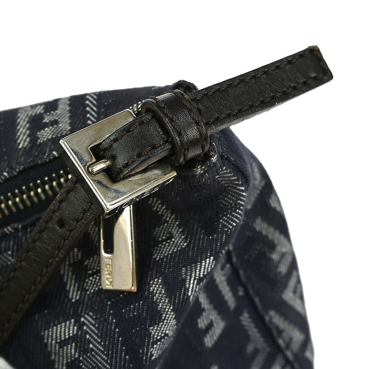 Fendi Fendi Belted Pochette Zucca Canvas Size ONE SIZE - 7 Thumbnail