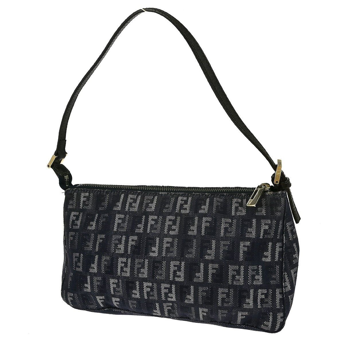 Fendi Fendi Belted Pochette Zucca Canvas Size ONE SIZE - 2 Thumbnail