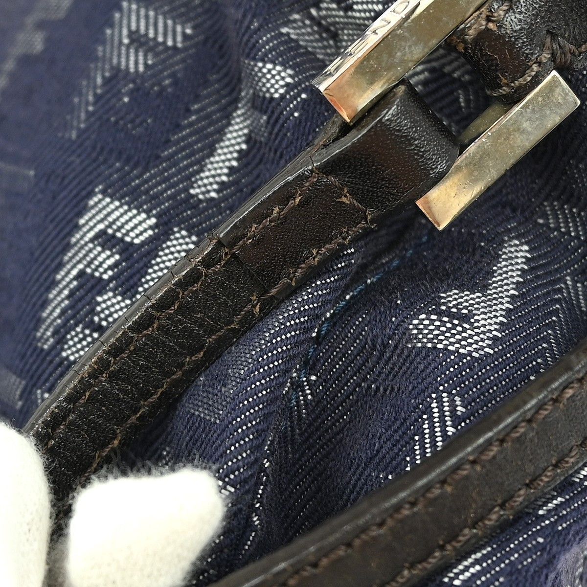 Fendi Fendi Belted Pochette Zucca Canvas Size ONE SIZE - 6 Thumbnail