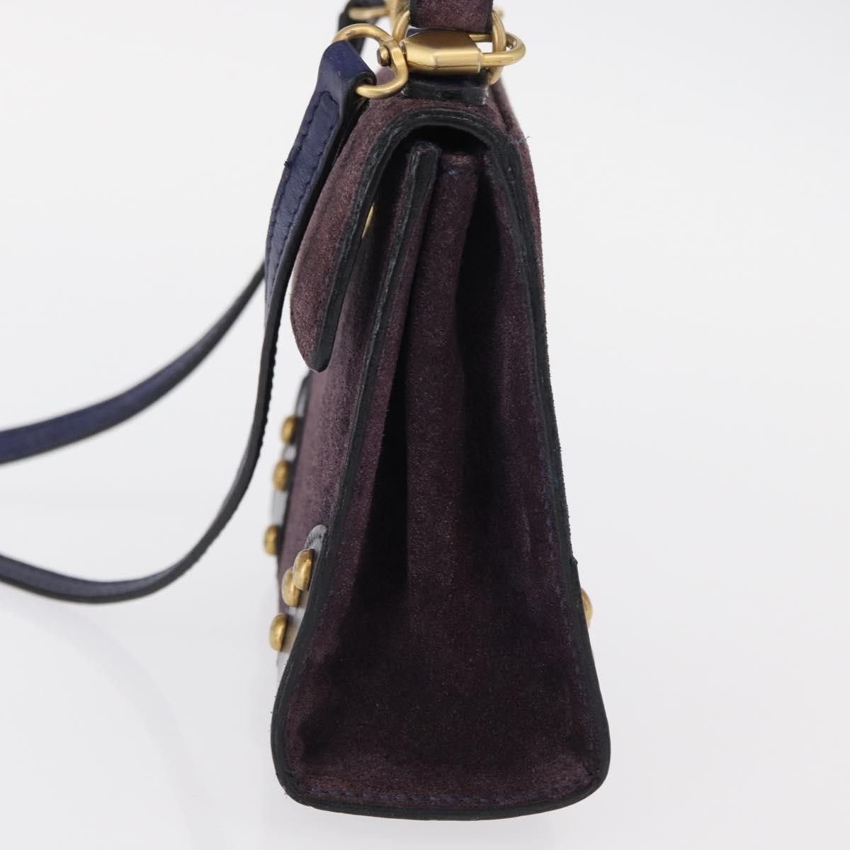 Celine Celine Handbag Suede Size ONE SIZE - 4 Thumbnail