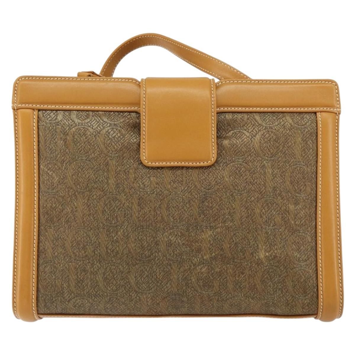 Gucci Gucci Vintage Shoulder Bag Canvas and Leather Size ONE SIZE - 2 Thumbnail