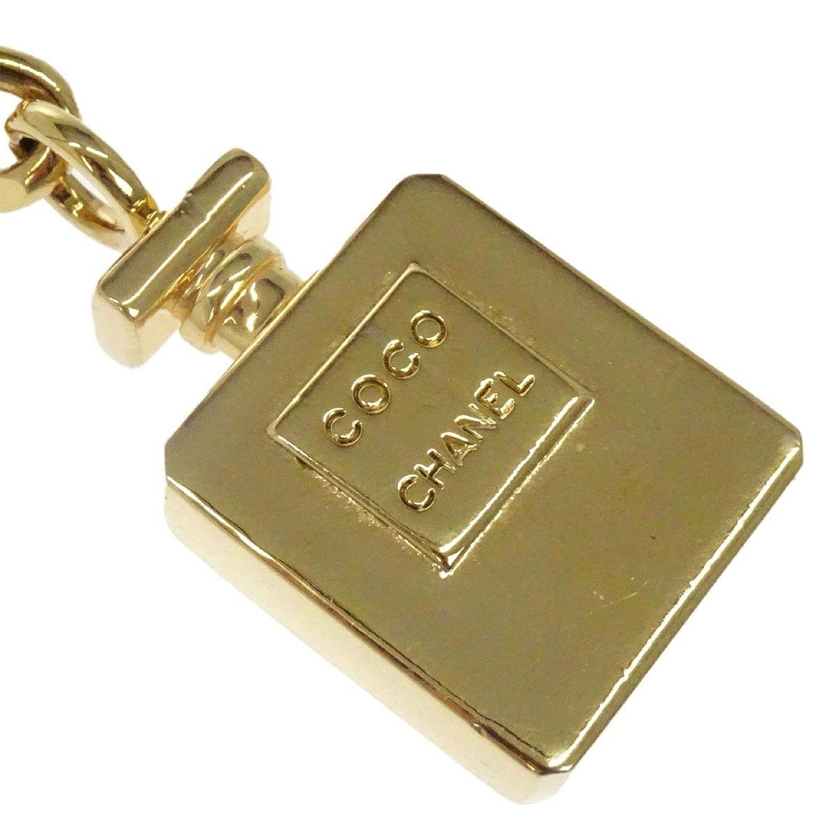 Chanel Chanel Vintage Perfume Bottle Charm Chain Belt Metal Size ONE SIZE - 2 Thumbnail