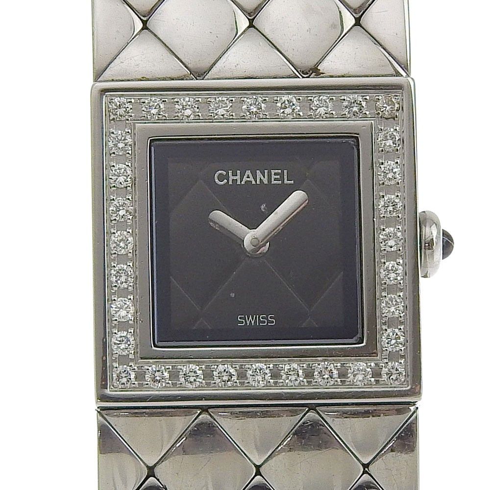 Chanel Chanel Matelasse Quartz Stainless Steel with Diamond Bezel Size ONE SIZE - 6 Thumbnail