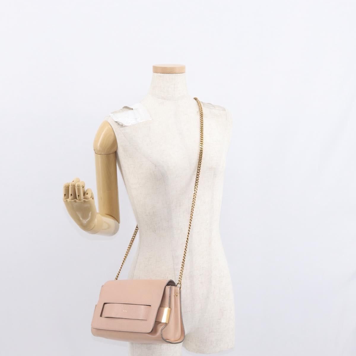 Chloe Chloe Elle Chain Clutch Leather Size ONE SIZE - 13 Thumbnail