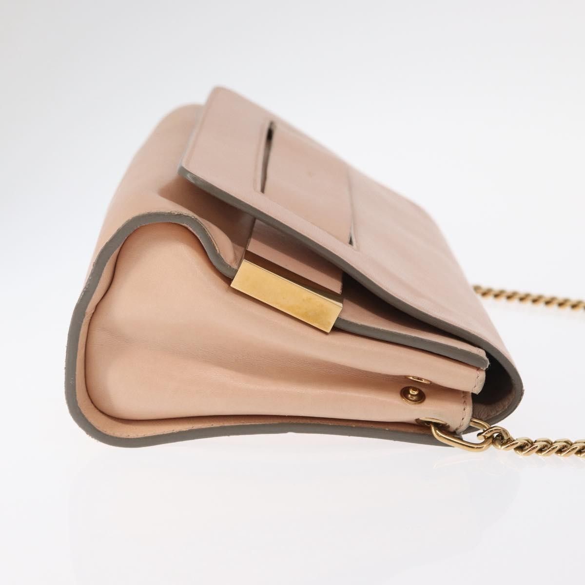 Chloe Chloe Elle Chain Clutch Leather Size ONE SIZE - 3 Thumbnail