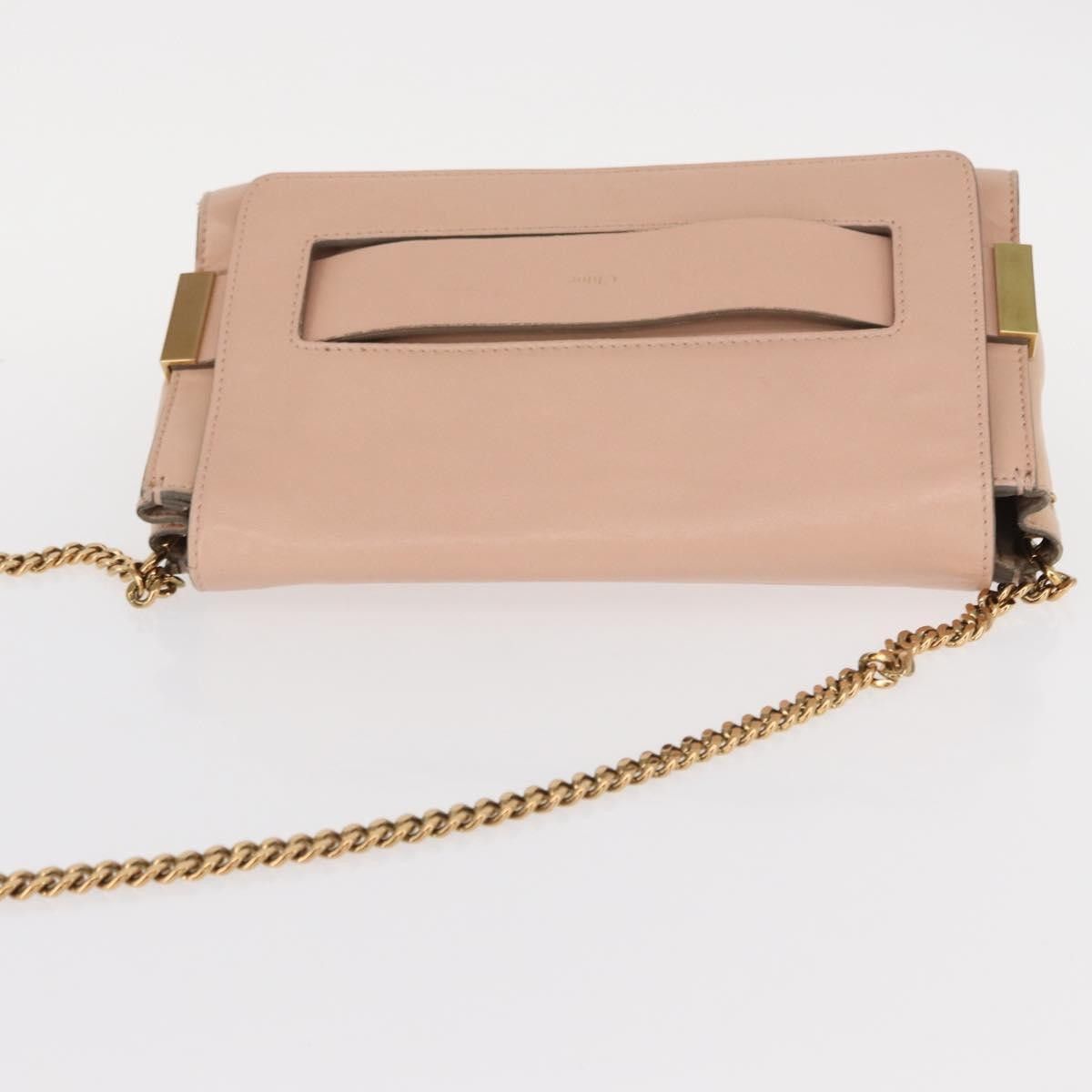Chloe Chloe Elle Chain Clutch Leather Size ONE SIZE - 15 Thumbnail
