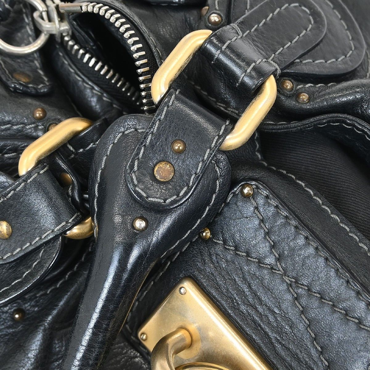 Chloe Chloe Paddington Lock Satchel Leather Size ONE SIZE - 6 Thumbnail