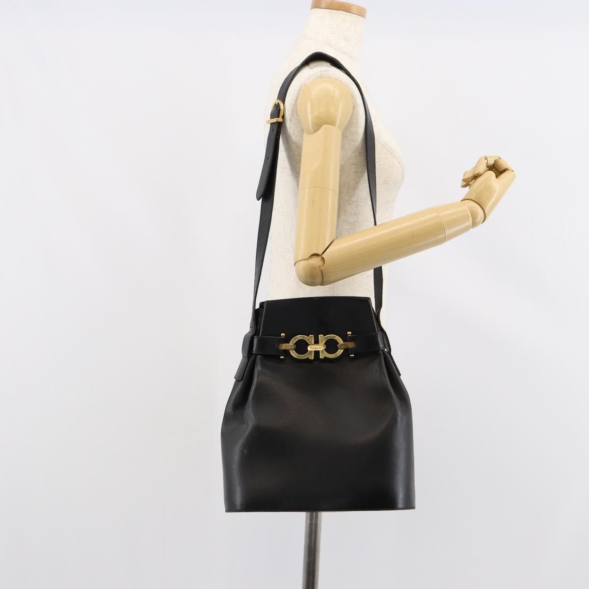 Salvatore Ferragamo Salvatore Ferragamo Gancini Shoulder Bag Leather Size ONE SIZE - 13 Thumbnail