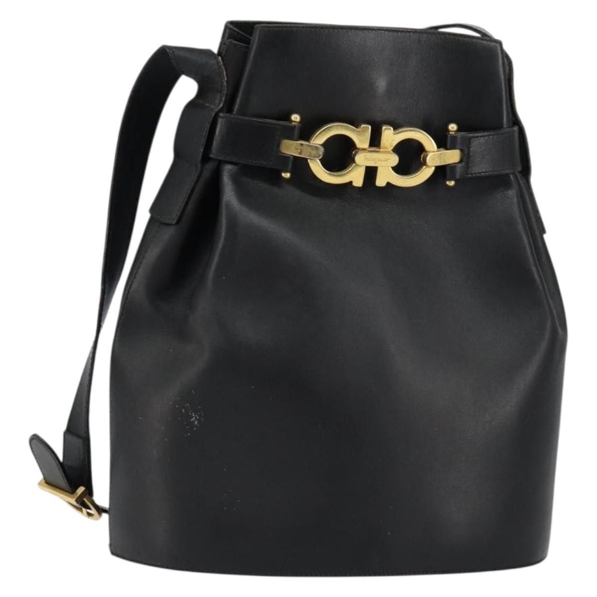 Salvatore Ferragamo Salvatore Ferragamo Gancini Shoulder Bag Leather Size ONE SIZE - 17 Thumbnail