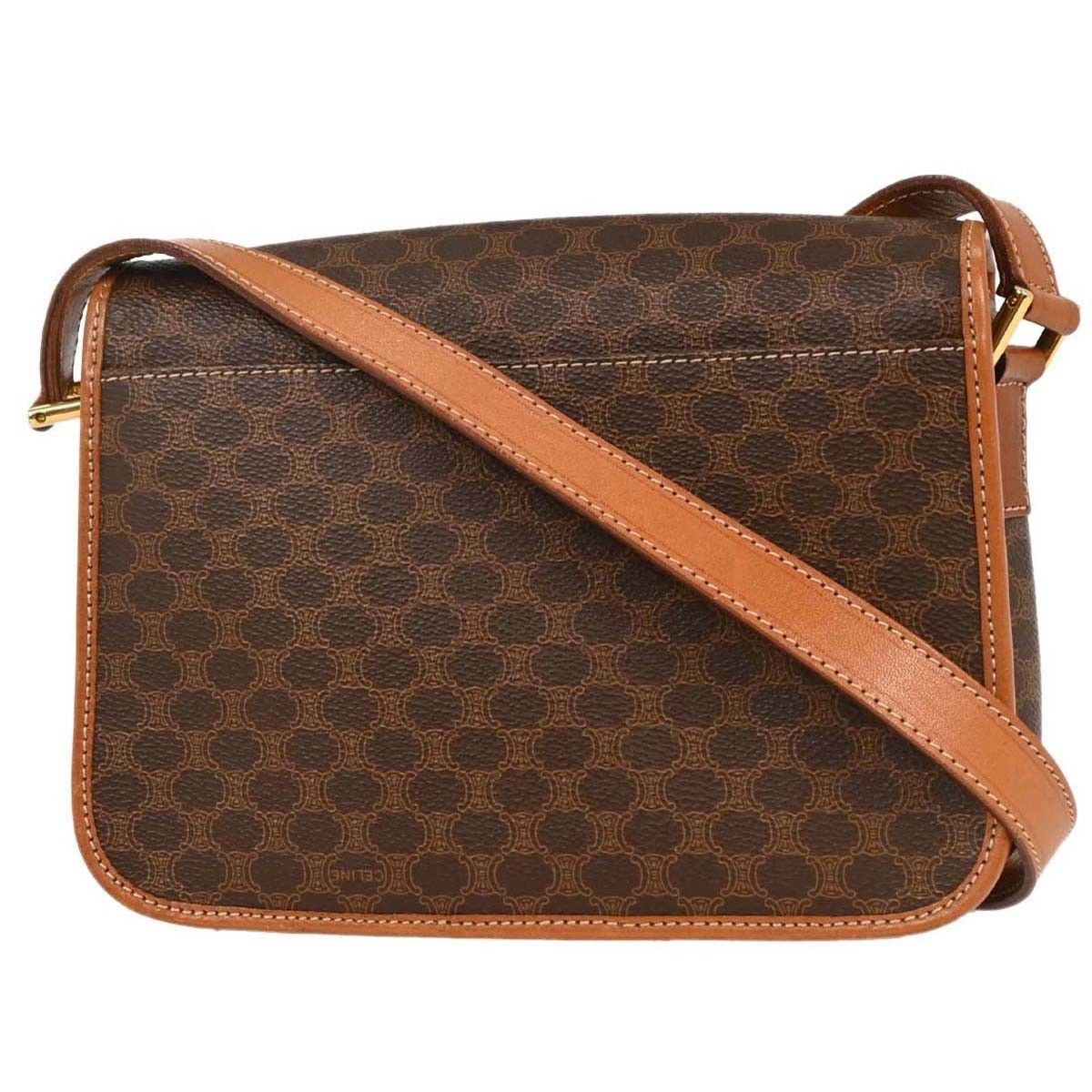 Celine Celine Vintage Flap Shoulder Bag Macadam Coated Canvas Size ONE SIZE - 2 Thumbnail