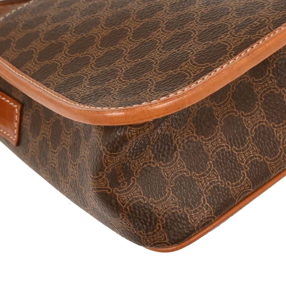 Celine Celine Vintage Flap Shoulder Bag Macadam Coated Canvas Size ONE SIZE - 7 Thumbnail