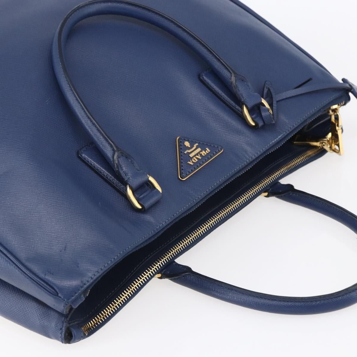 Prada Prada Galleria Double Zip Tote Saffiano Leather Size ONE SIZE - 13 Thumbnail