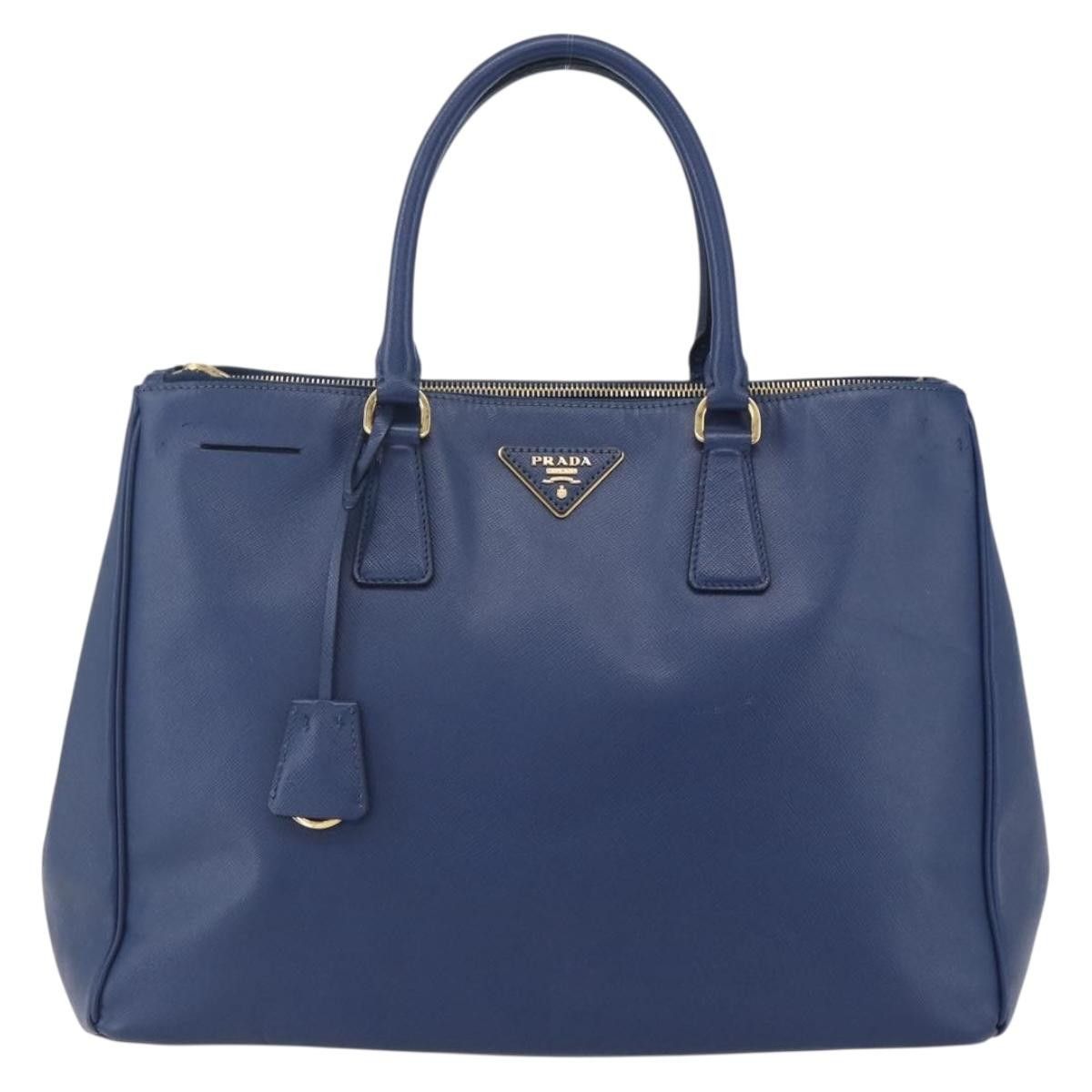 Prada Prada Galleria Double Zip Tote Saffiano Leather Size ONE SIZE - 17 Thumbnail