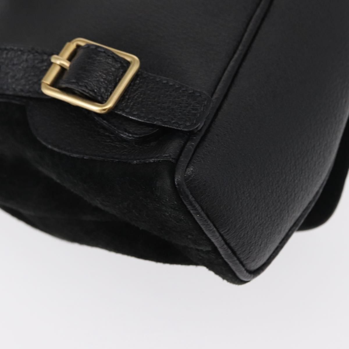 Gucci Gucci Vintage Bamboo Backpack Suede Size ONE SIZE - 11 Thumbnail