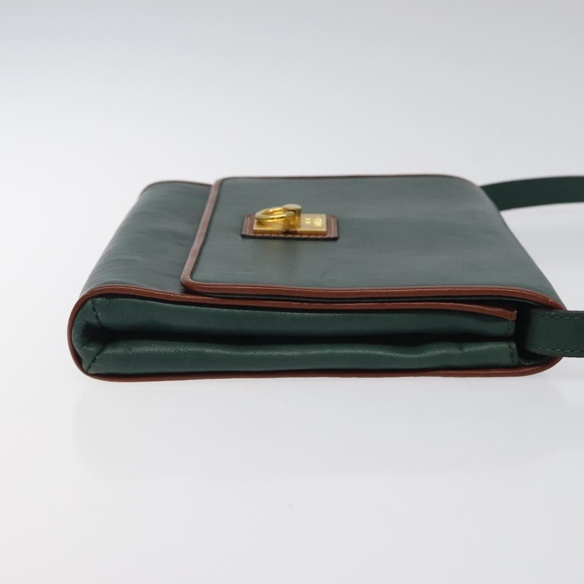 Celine Celine Vintage Triomphe Flap Bag Leather Size ONE SIZE - 3 Thumbnail