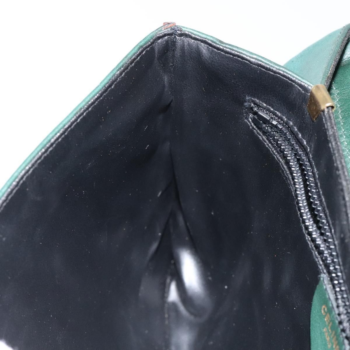 Celine Celine Vintage Triomphe Flap Bag Leather Size ONE SIZE - 21 Thumbnail