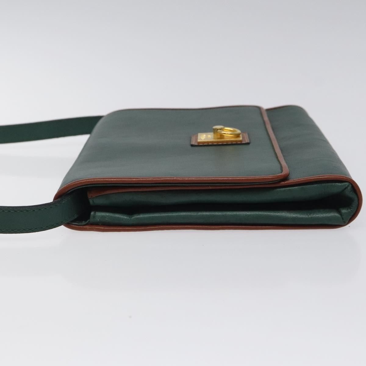 Celine Celine Vintage Triomphe Flap Bag Leather Size ONE SIZE - 4 Thumbnail