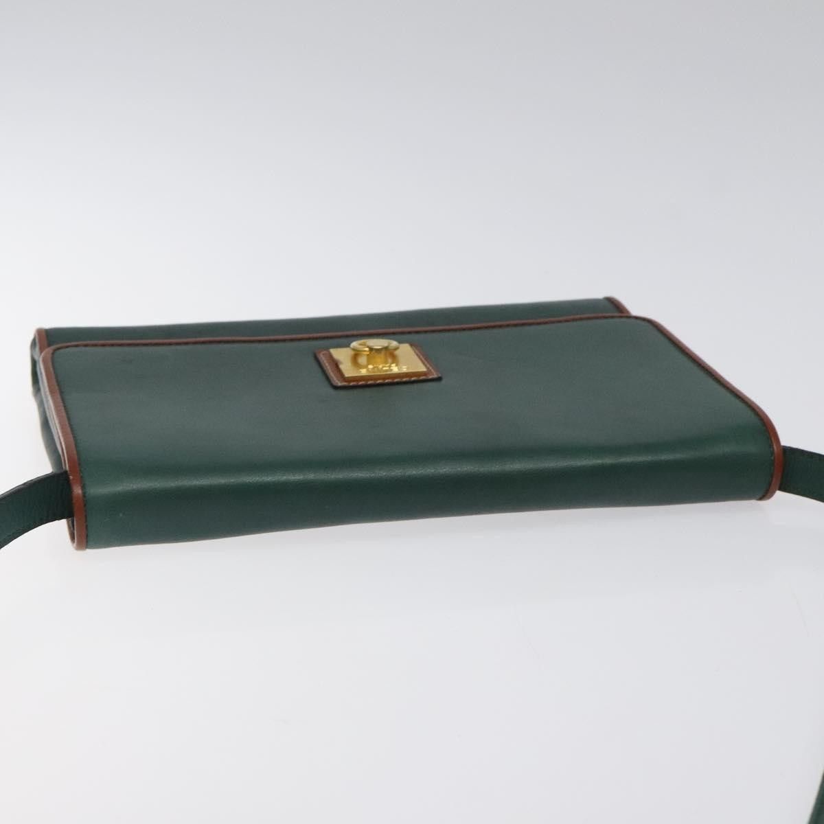 Celine Celine Vintage Triomphe Flap Bag Leather Size ONE SIZE - 16 Thumbnail