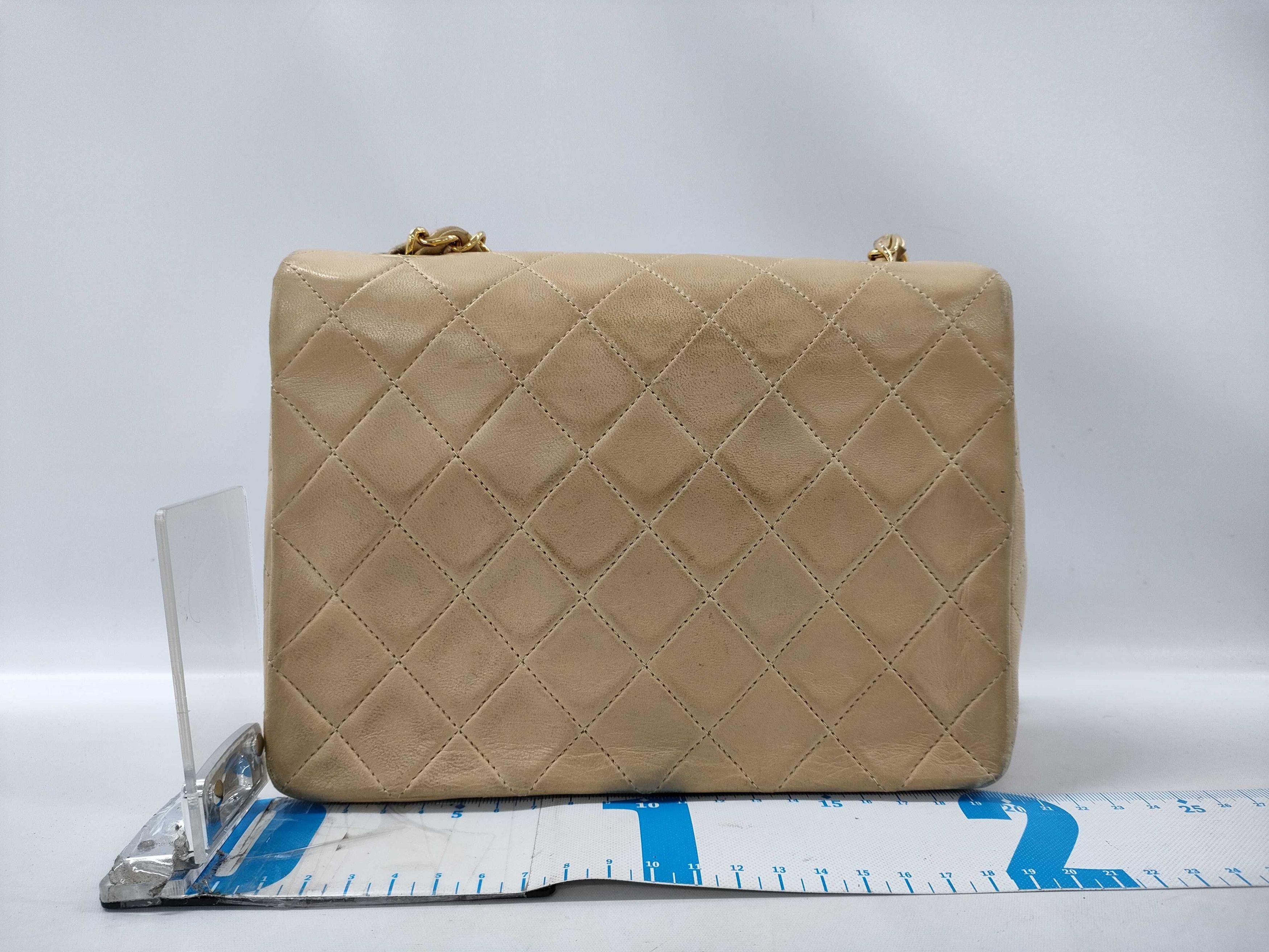 Chanel Chanel Square Classic Single Flap Bag Quilted Lambskin Size ONE SIZE - 2 Thumbnail
