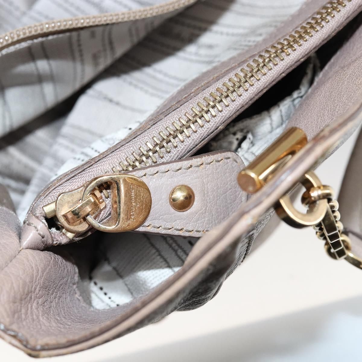 Salvatore Ferragamo Salvatore Ferragamo Gancini Tote Leather Size ONE SIZE - 22 Thumbnail