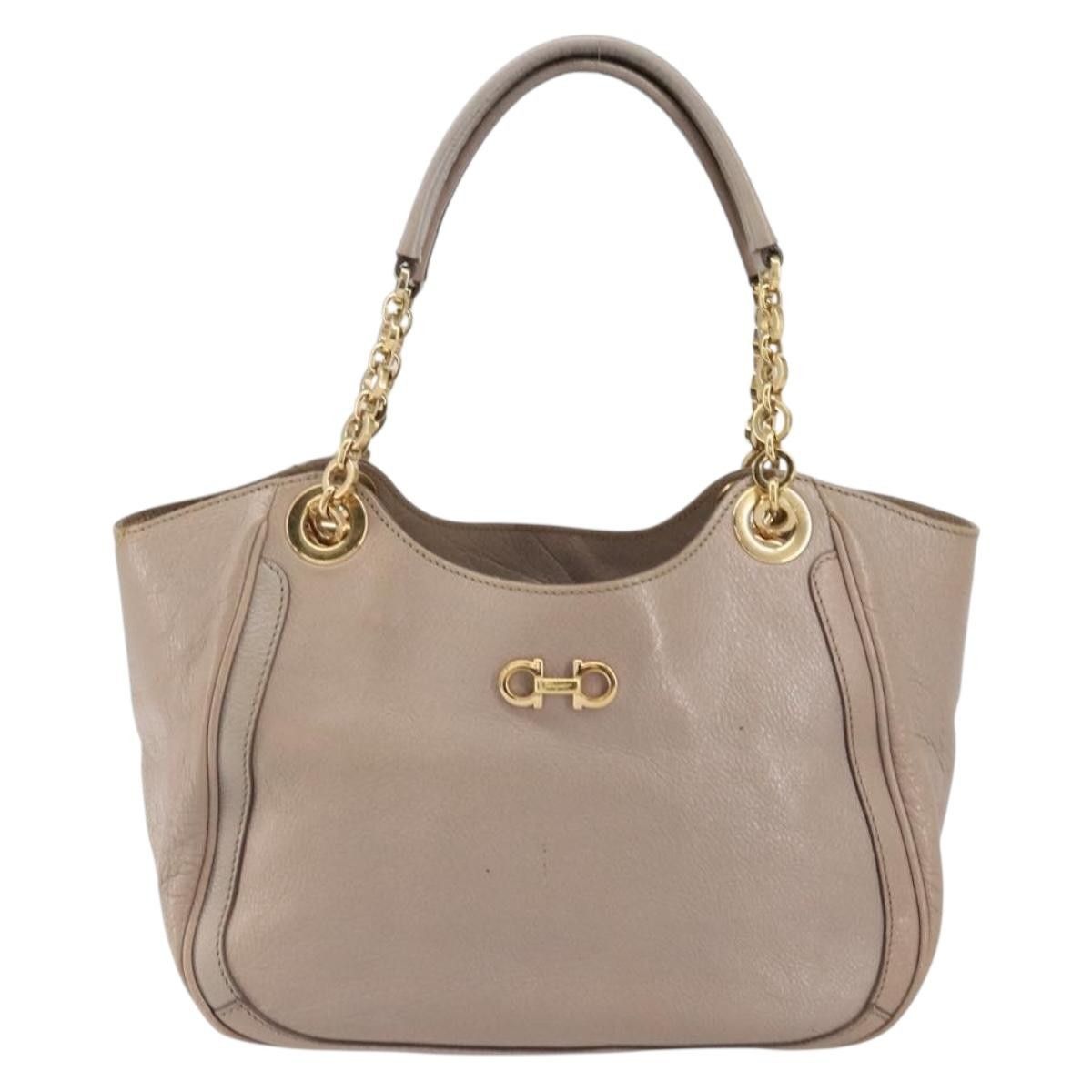 Salvatore Ferragamo Salvatore Ferragamo Gancini Tote Leather Size ONE SIZE - 17 Thumbnail