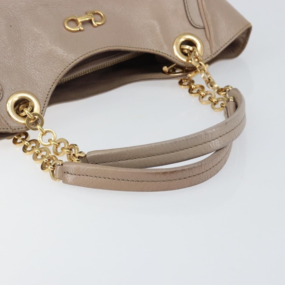 Salvatore Ferragamo Salvatore Ferragamo Gancini Tote Leather Size ONE SIZE - 8 Thumbnail