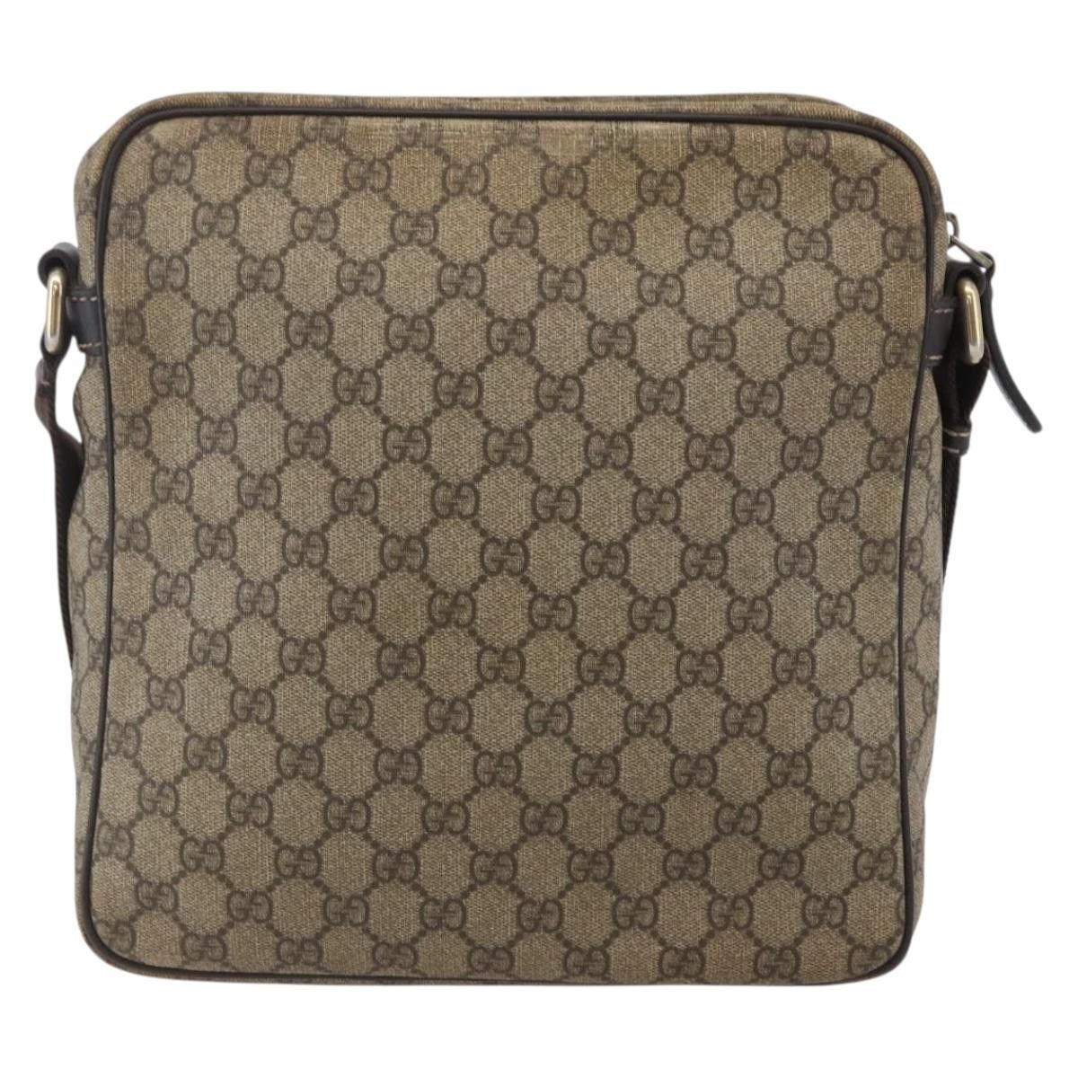 Gucci Gucci Front Zip Messenger GG Coated Canvas Size ONE SIZE - 2 Thumbnail