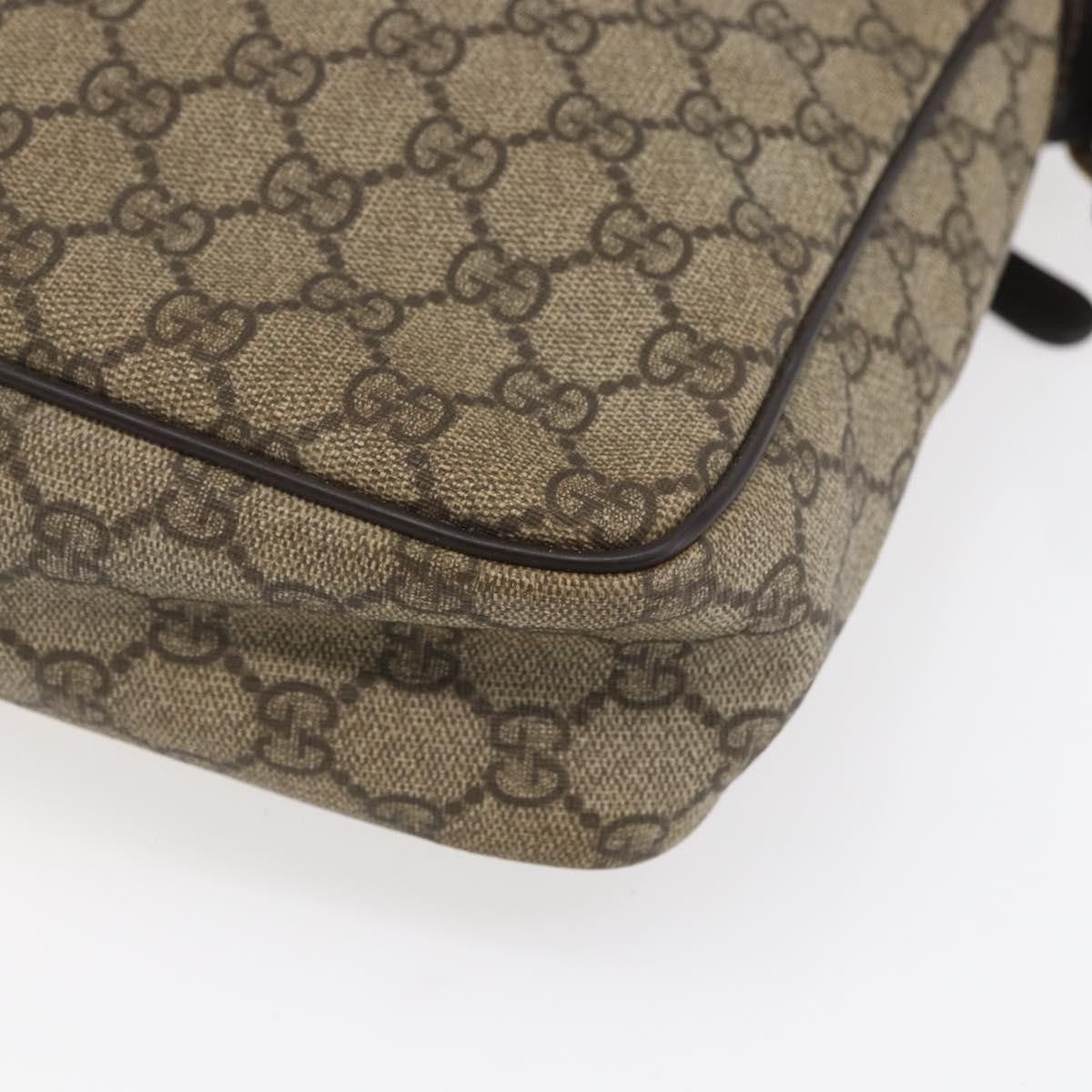 Gucci Gucci Front Zip Messenger GG Coated Canvas Size ONE SIZE - 12 Thumbnail