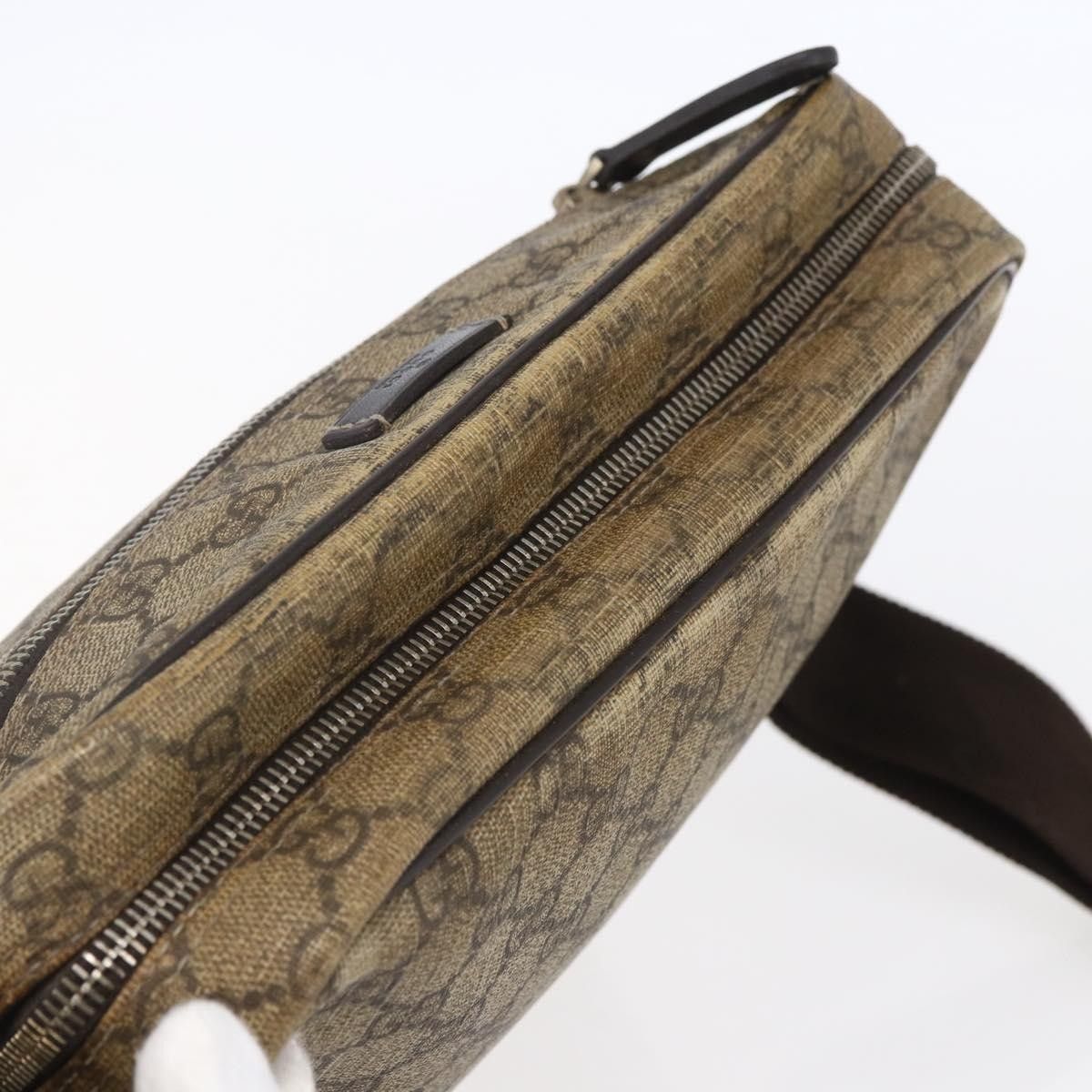 Gucci Gucci Front Zip Messenger GG Coated Canvas Size ONE SIZE - 16 Thumbnail