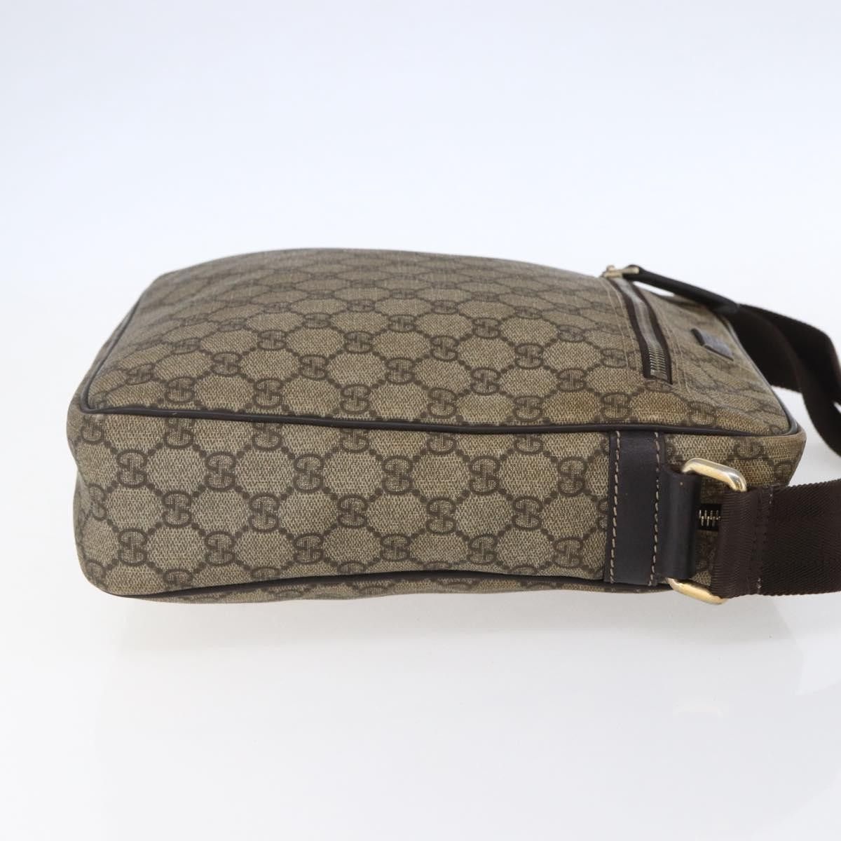 Gucci Gucci Front Zip Messenger GG Coated Canvas Size ONE SIZE - 4 Thumbnail