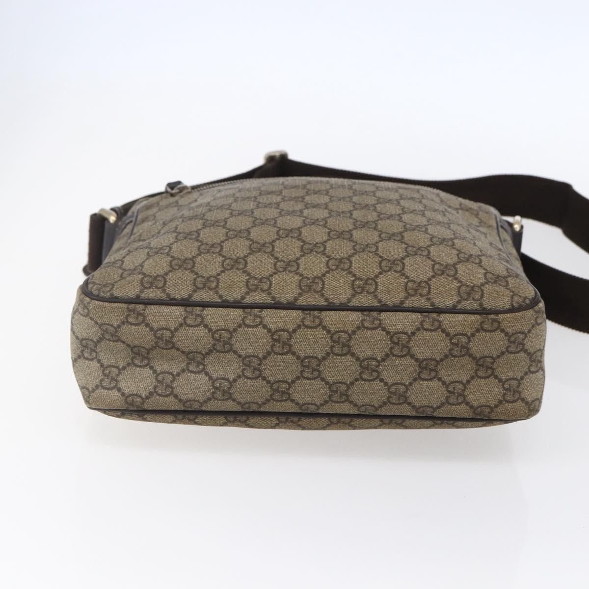 Gucci Gucci Front Zip Messenger GG Coated Canvas Size ONE SIZE - 14 Thumbnail