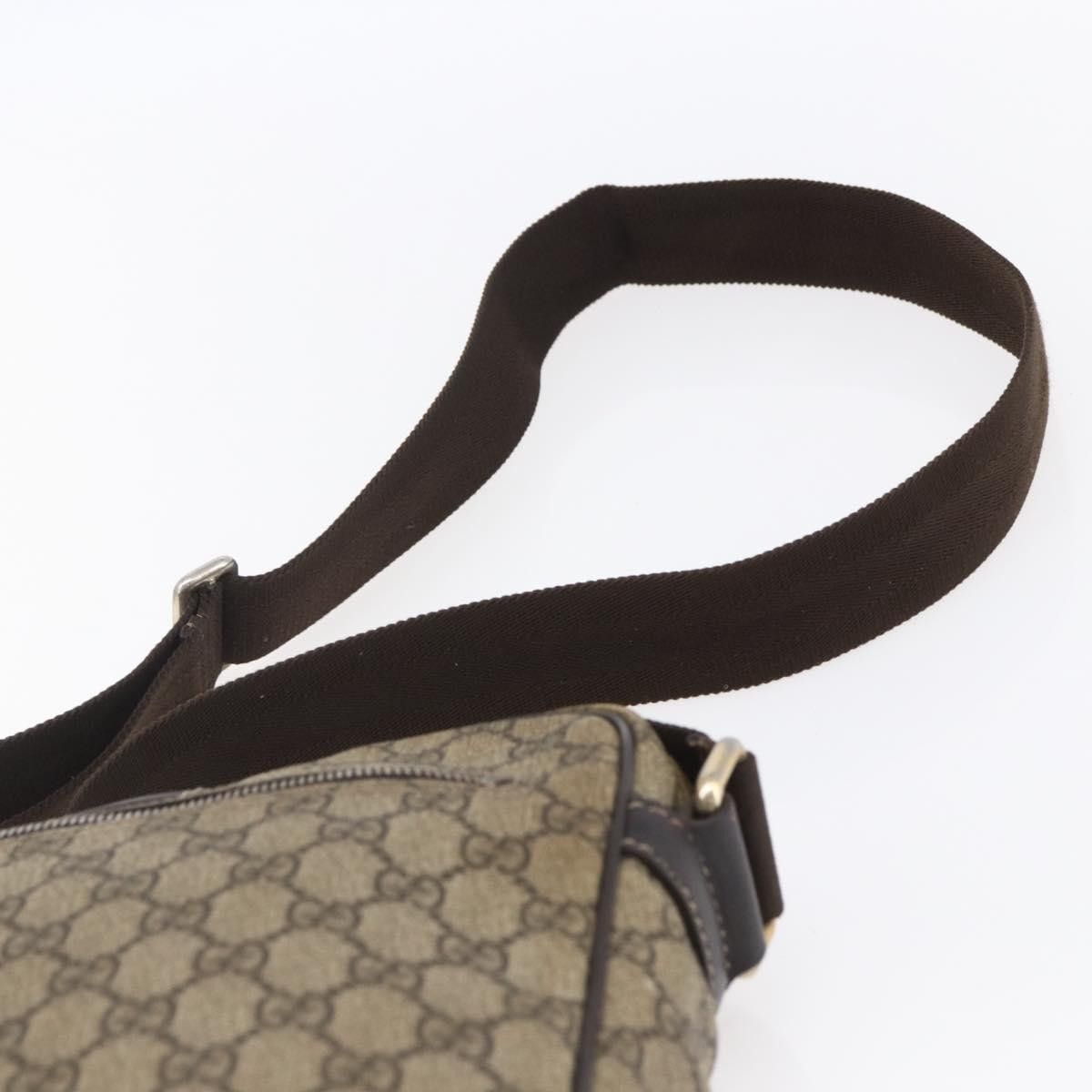 Gucci Gucci Front Zip Messenger GG Coated Canvas Size ONE SIZE - 17 Thumbnail