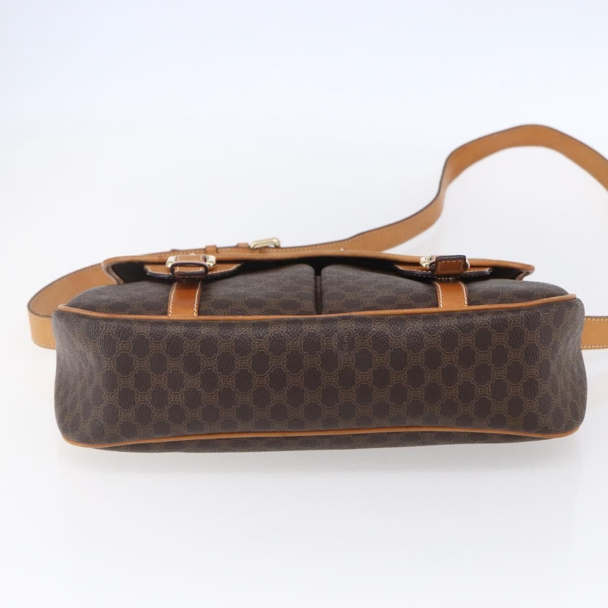Celine Celine Vintage Macadam Shoulder Bag Canvas and Leather Size ONE SIZE - 16 Thumbnail