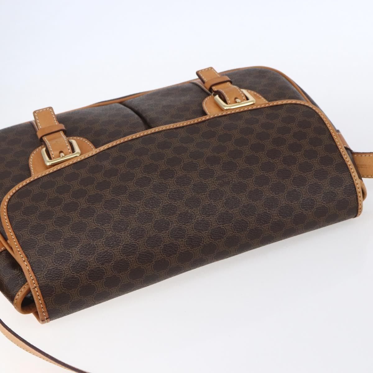 Celine Celine Vintage Macadam Shoulder Bag Canvas and Leather Size ONE SIZE - 14 Thumbnail
