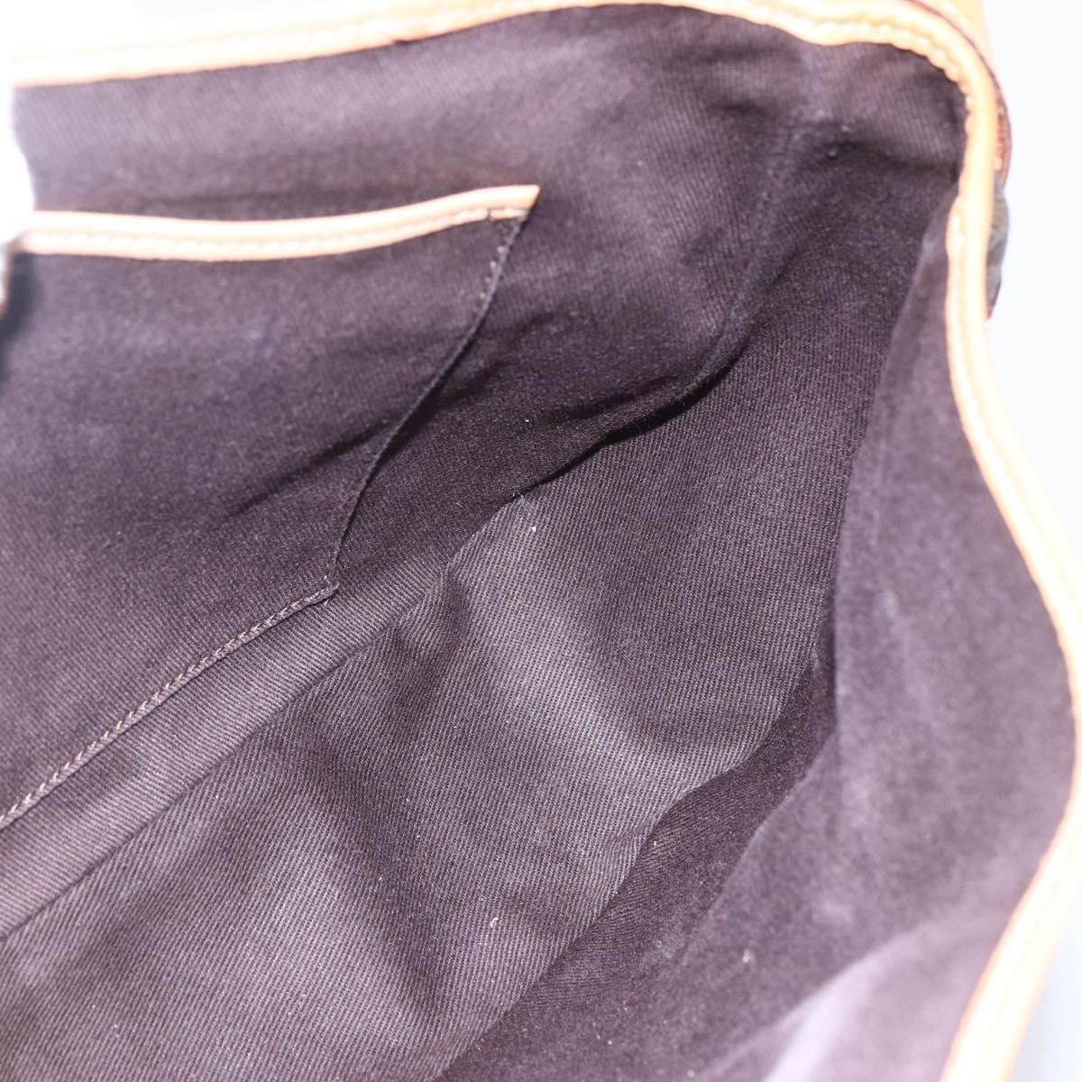 Celine Celine Vintage Macadam Shoulder Bag Canvas and Leather Size ONE SIZE - 18 Thumbnail